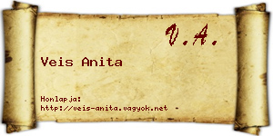 Veis Anita névjegykártya